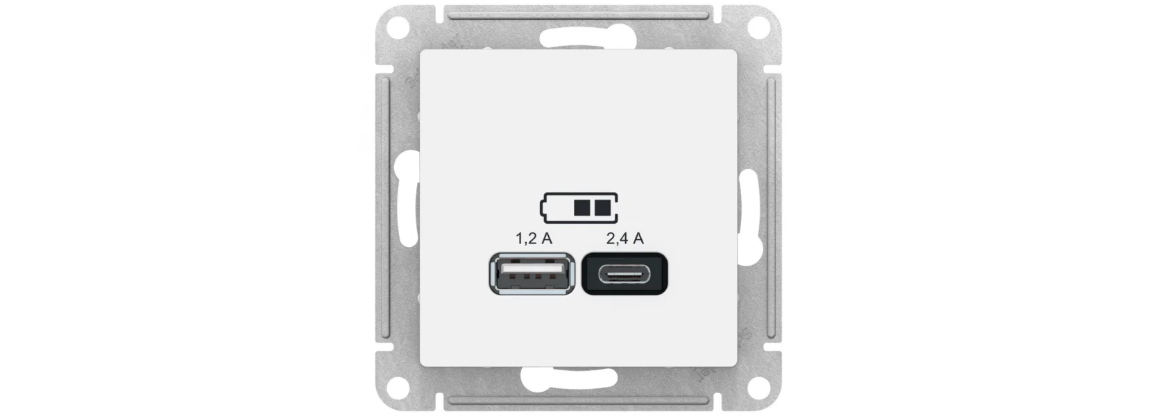 USB розетка A+C серии AtlasDesign 
