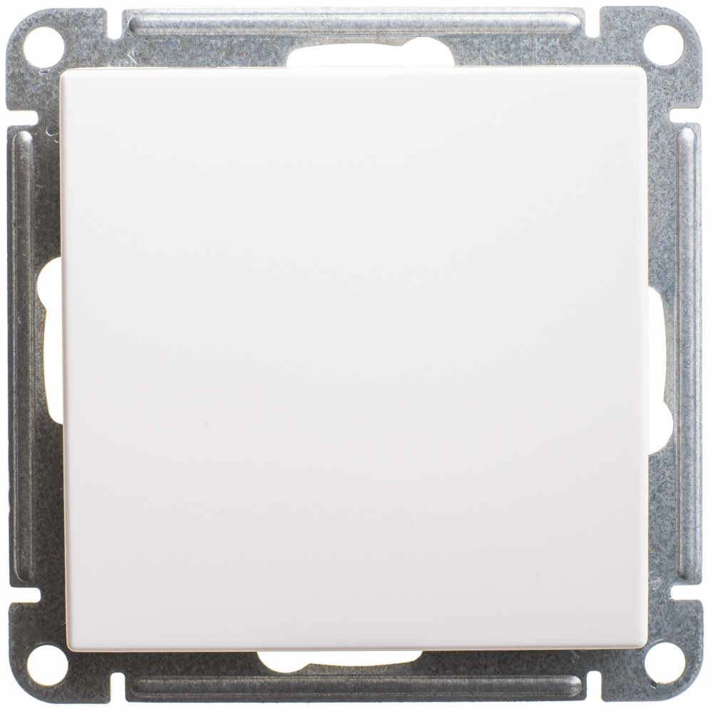W59 AQUA 1-клавишный ПЕРЕКЛЮЧАТЕЛЬ, IP44, сх.6, 10АХ, механизм, БЕЛЫЙ