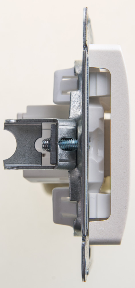 GLOSSA РОЗЕТКА компьютерная RJ45 кат. 5e, механизм, ПЕРЛАМУТР