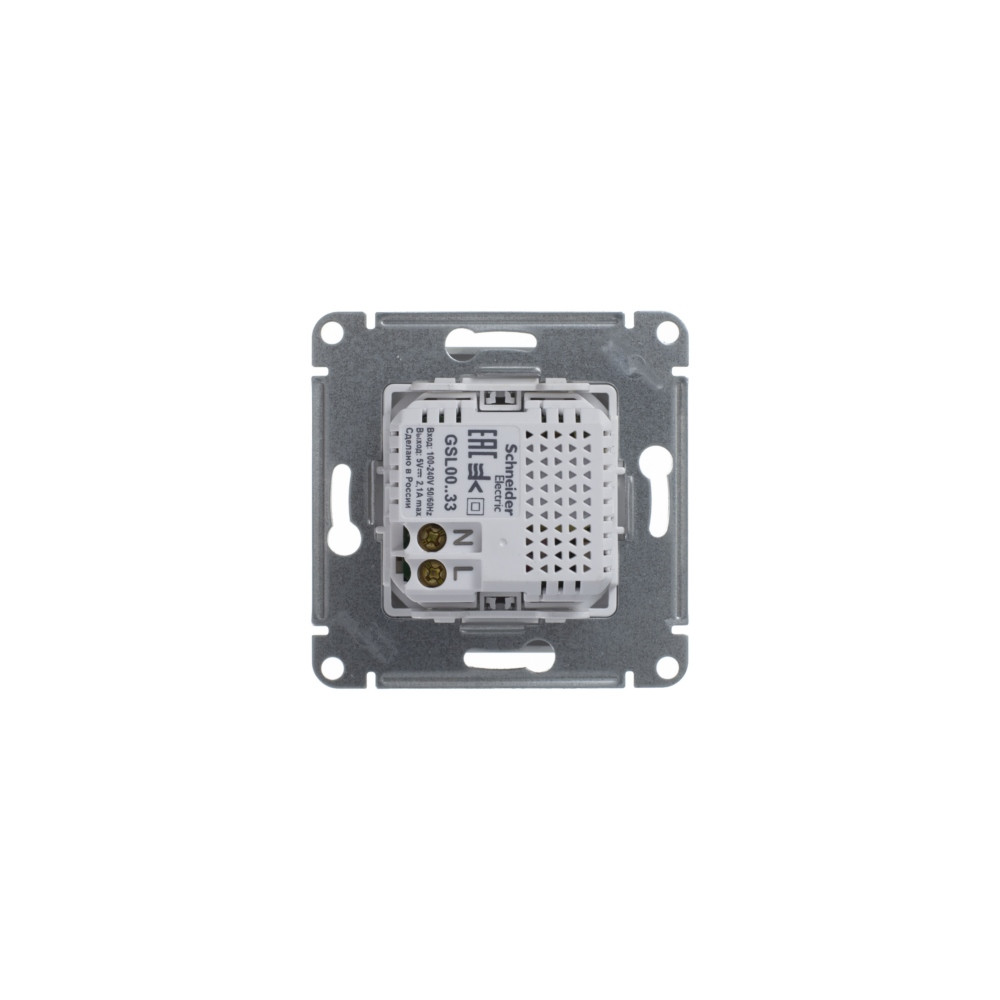 GLOSSA USB РОЗЕТКА A+A, 5В/2,1А, 2х5В/1,05А, механизм, БЕЛЫЙ