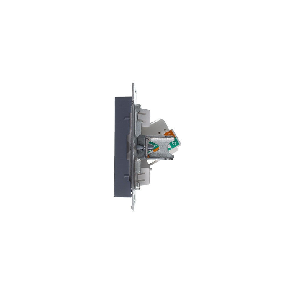 ATLASDESIGN РОЗЕТКА компьютерная RJ45 кат. 5e, механизм, ГРИФЕЛЬ