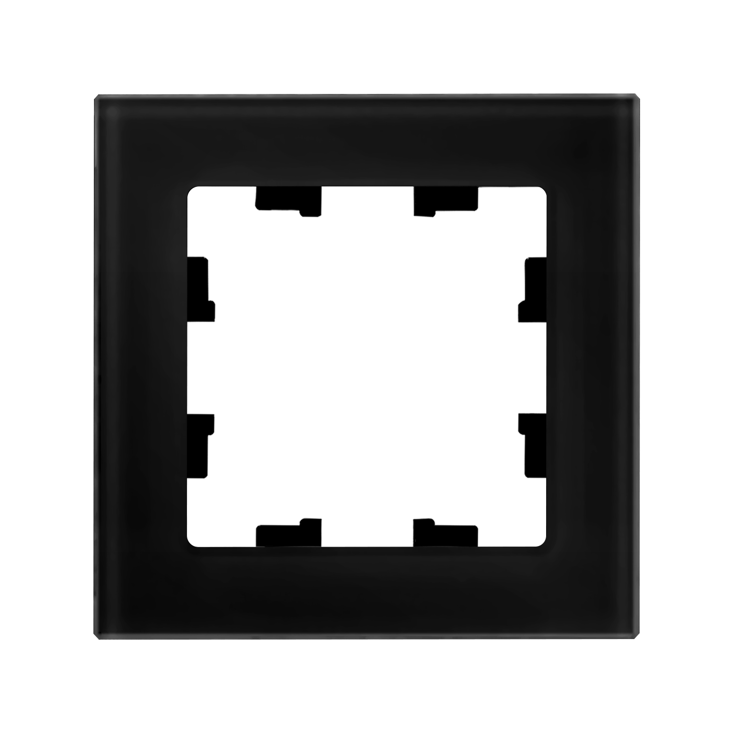 ATLASDESIGN NATURE 1-постовая РАМКА, МАТОВОЕ ОРГАНИЧЕСКОЕ СТЕКЛО ЧЕРНЫЙ