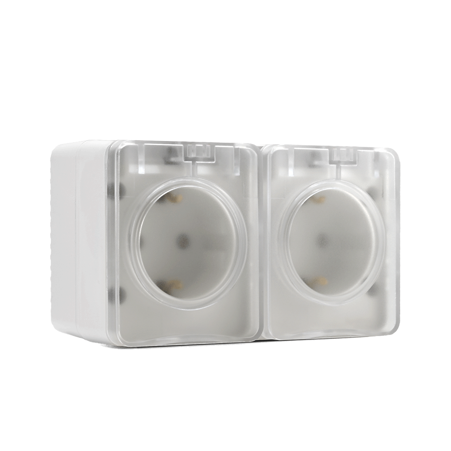 Розетка "AtlasDеsign" IP54 О/У с ЗазК. 2м.(250В,16А, защит.шторки)
