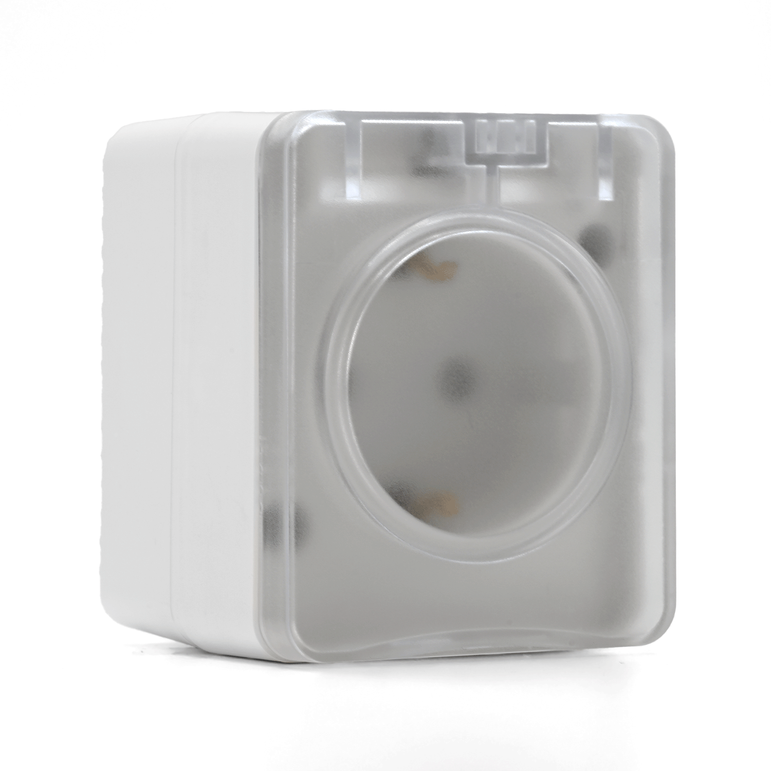 Розетка "AtlasDеsign" IP54 О/У с ЗазК. 1м. (250В,16А, защит.шторки)