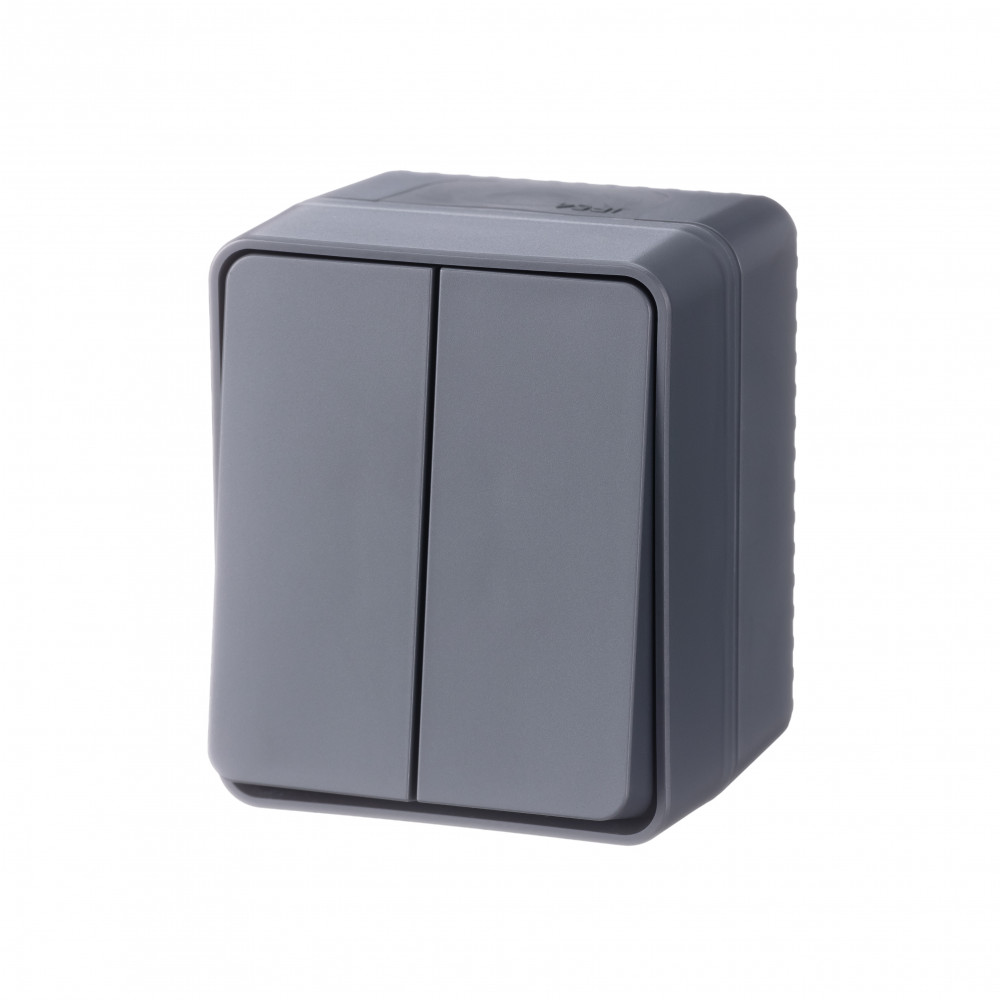 Выключатель "AtlasDеsign" IP54 О/У 2кл. (250В, 10АХ)