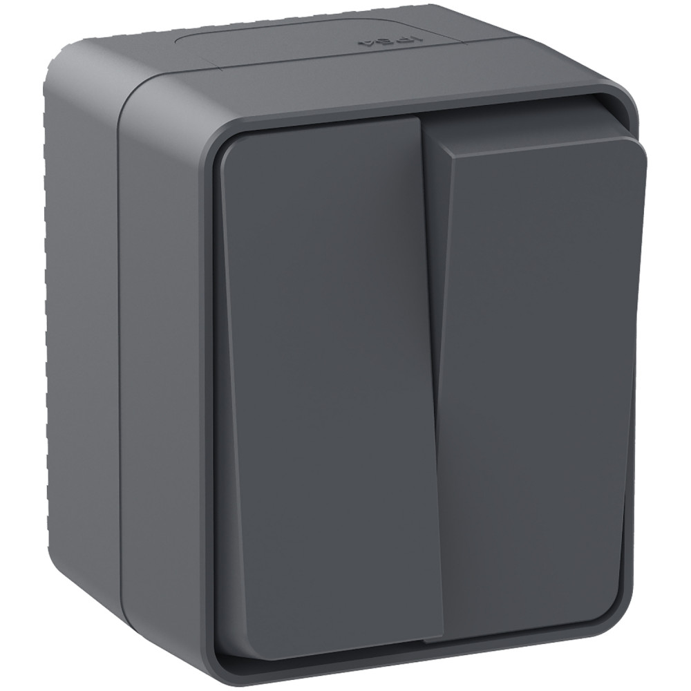 Выключатель "AtlasDеsign" IP54 О/У 2кл. (250В, 10АХ)