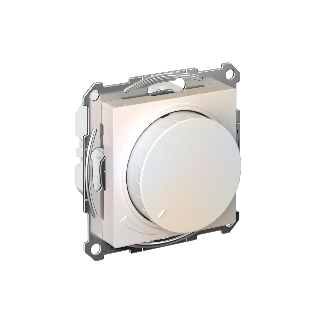 ATLASDESIGN СВЕТОРЕГУЛЯТОР (диммер) поворотно-нажимной, LED, RC, 400Вт, механизм, ЖЕМЧУГ