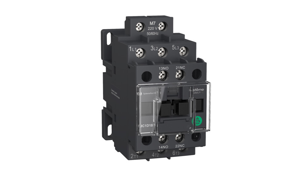 КОНТАКТОР MC1D 3P 9A НО+НЗ 24V 50/60ГЦ