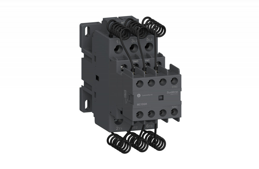 КОНТАКТОР MC1D ДЛЯ КОНДЕНСАТОРНЫХ БАТАРЕЙ 16.7 КВАР 1НО/2НЗ 110V 50/60ГЦ