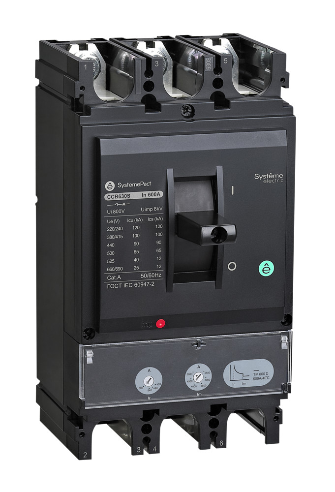 АВТ.ВЫКЛ SYSTEMEPACT CCB400 100KA 3P3D TMD400