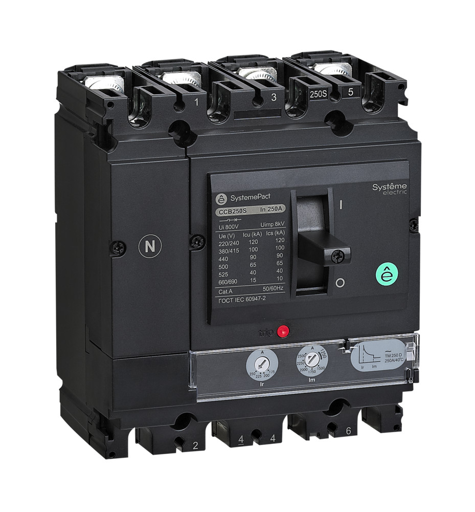 АВТ.ВЫКЛ SYSTEMEPACT CCB160 36KA 4P4D TMD160