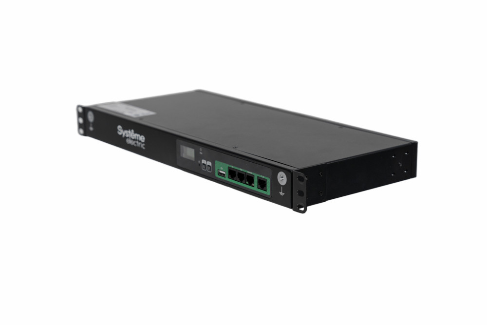 БРП Uniprom, с мониторингом, 1U, 240В, 1Ф, 16A, 10xC13 2xC19, 2м, IEC320 C20