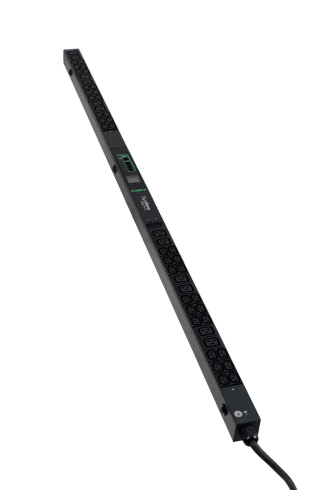БРП Uniprom, с мониторингом, 0U, 240В, 1Ф, 32A, 36xC13 12xC19, 3м кабель, IEC309