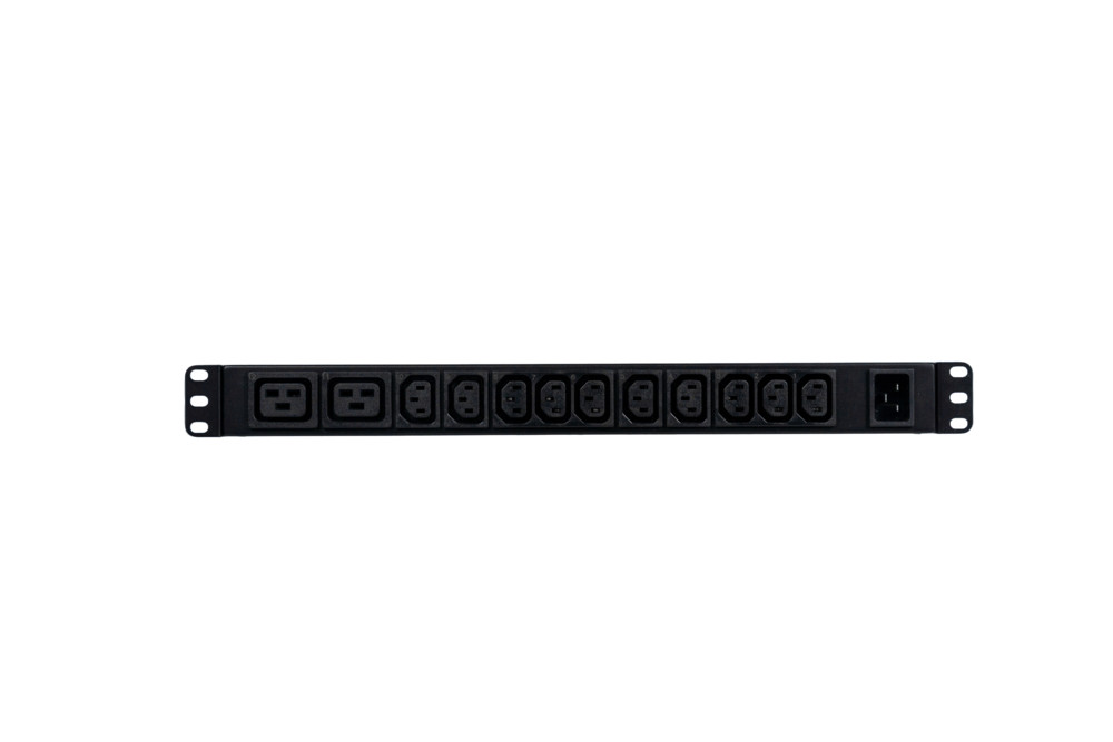 БРП Uniprom, управляемый, 1U, 240В, 1Ф, 16A, 10xC13 2xC19, 2м кабель, IEC320 C20
