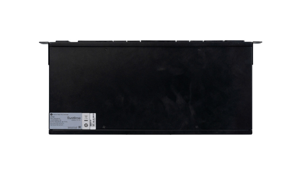 БРП Uniprom, управляемый, 1U, 240В, 1Ф, 16A, 10xC13 2xC19, 2м кабель, IEC320 C20
