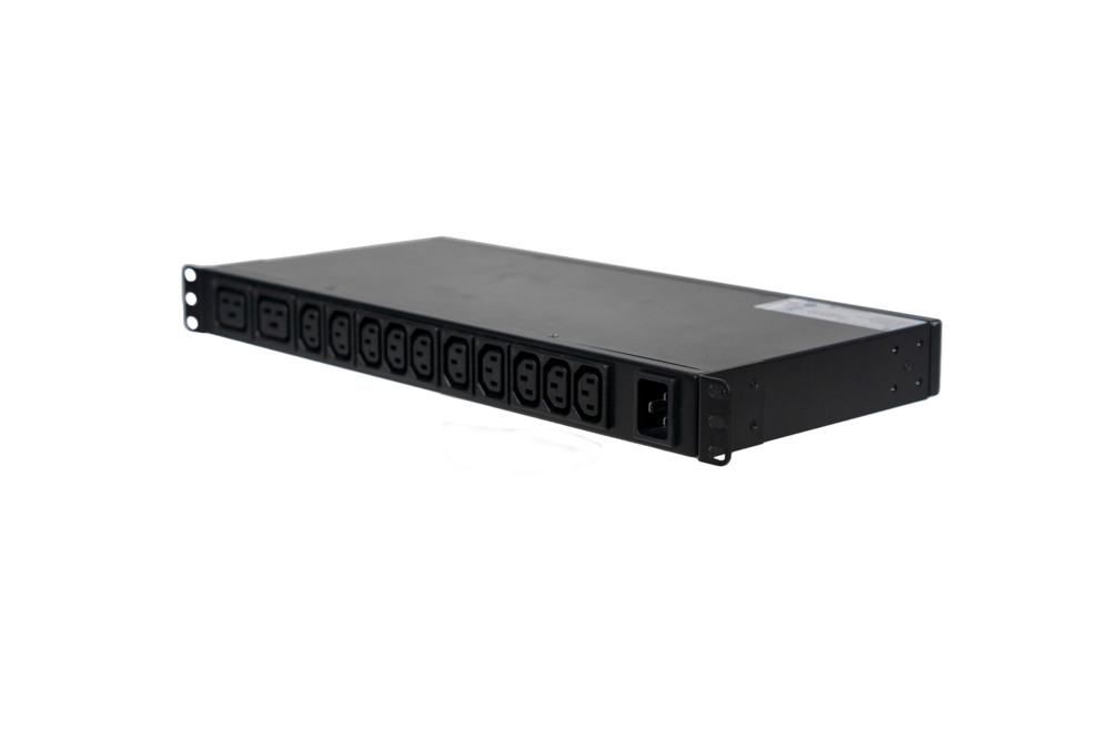 БРП Uniprom, управляемый, 1U, 240В, 1Ф, 16A, 10xC13 2xC19, 2м кабель, IEC320 C20