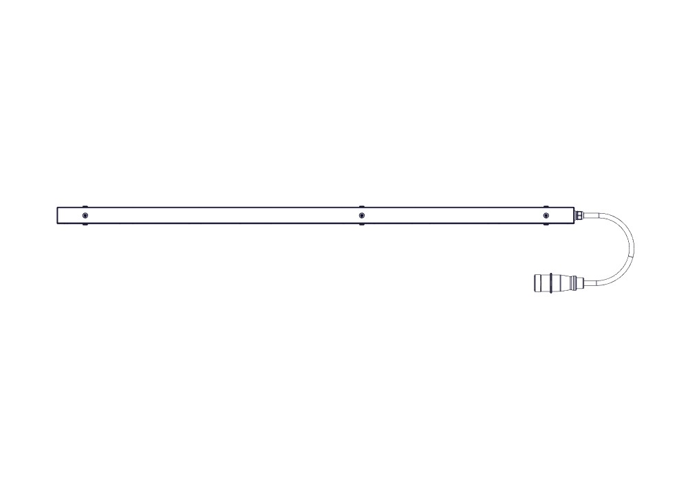 БРП Uniprom, управляемый, 0U, 240В, 1Ф, 16A, 36xC13 6xC19, 3м кабель, IEC309