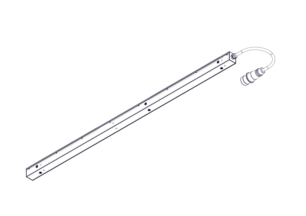 БРП Uniprom, управляемый, 0U, 240В, 1Ф, 16A, 36xC13 6xC19, 3м кабель, IEC309