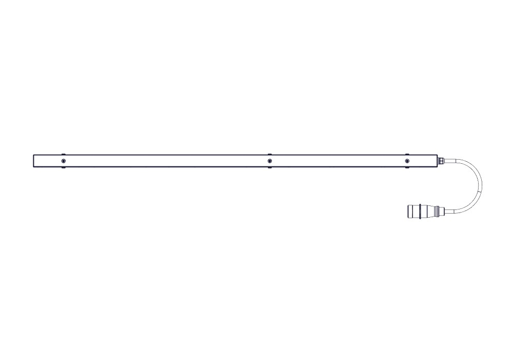 БРП Uniprom, управляемый, 0U, 240В, 1Ф, 32A, 36xC13 6xC19, 3м кабель, IEC309