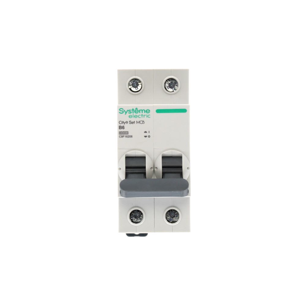City9 Set Автоматический выключатель (АВ) B 6А 2P 6kA 230В