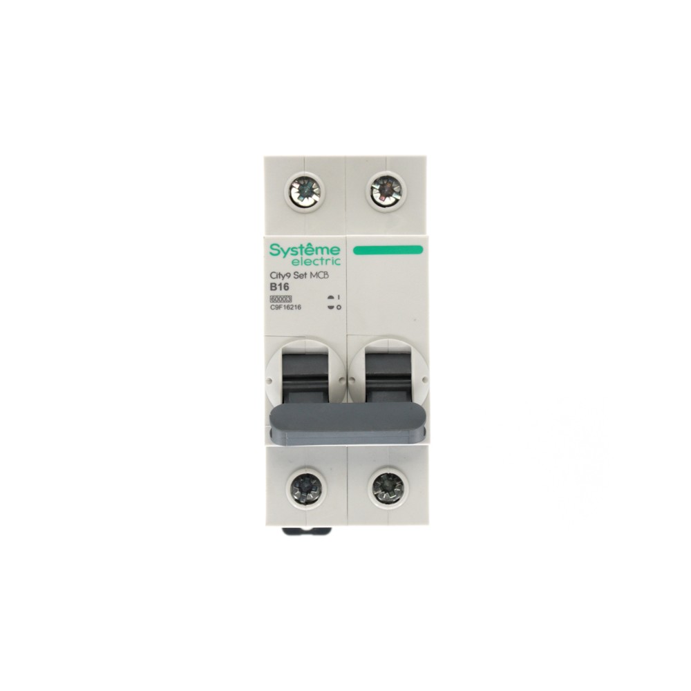 City9 Set Автоматический выключатель (АВ) B 16А 2P 6kA 230В