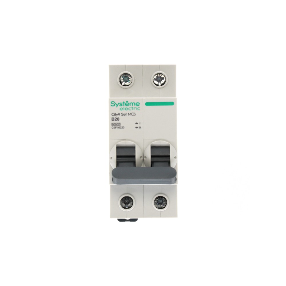 City9 Set Автоматический выключатель (АВ) B 20А 2P 6kA 230В
