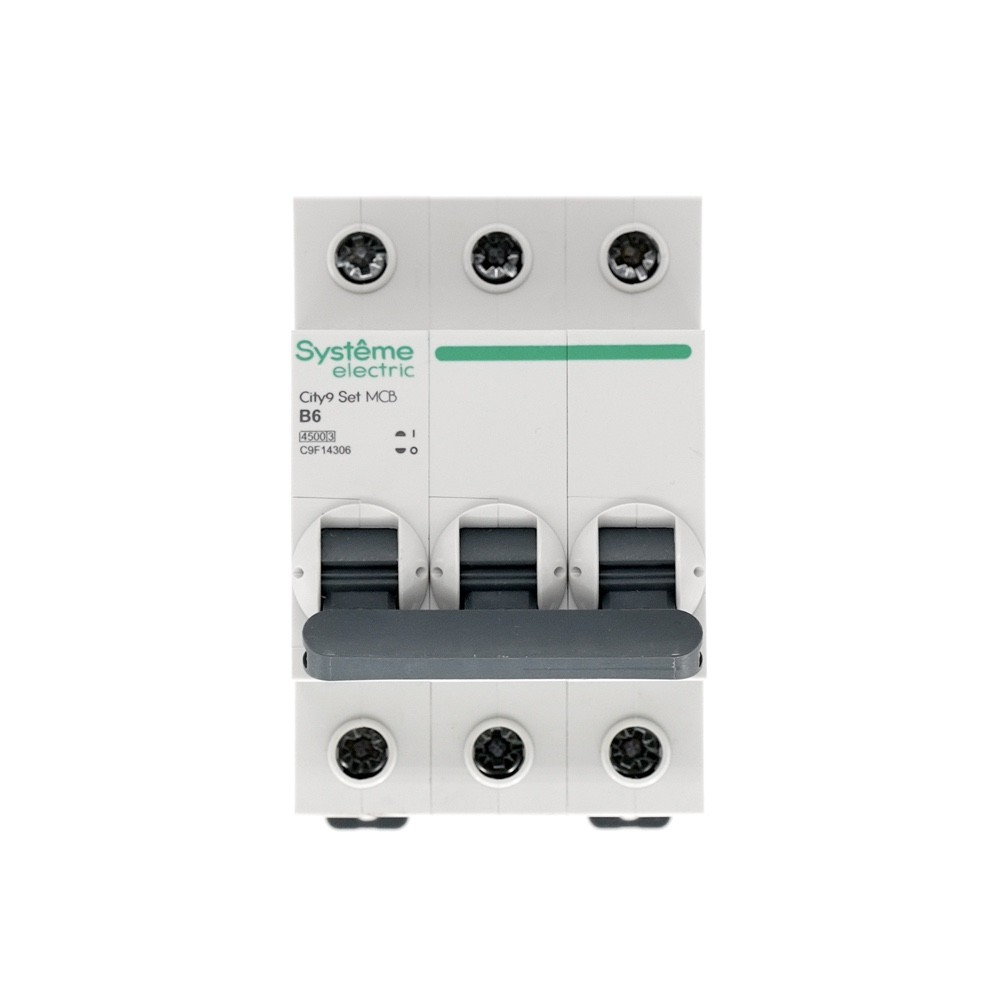City9 Set Автоматический выключатель (АВ) B 6А 3P 4.5kA 400В