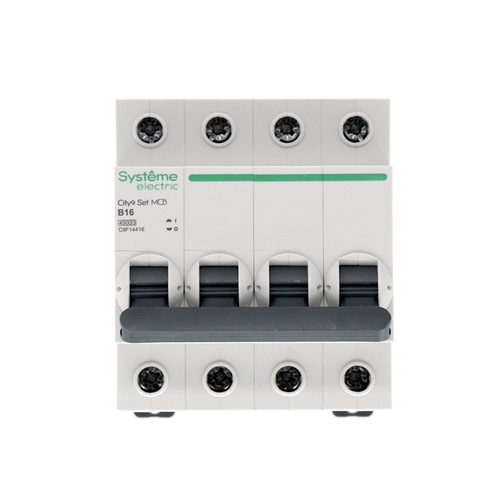 City9 Set Автоматический выключатель (АВ) B 16А 4P 4.5kA 400В