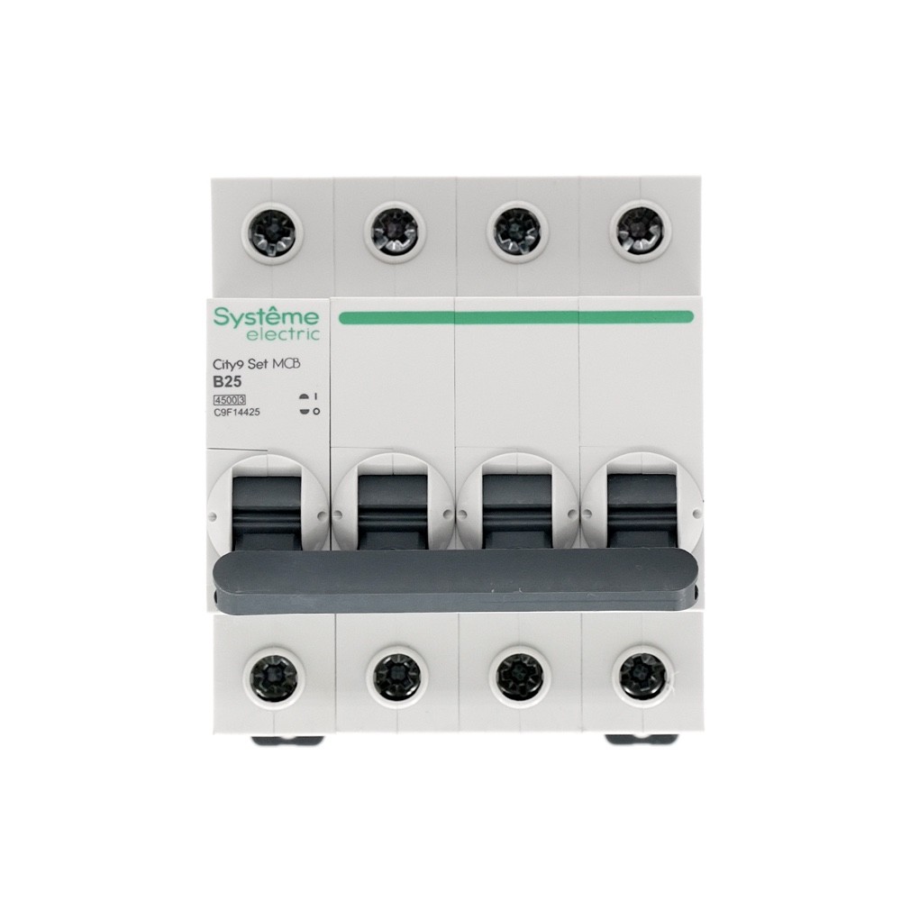 City9 Set Автоматический выключатель (АВ) B 25А 4P 4.5kA 400В