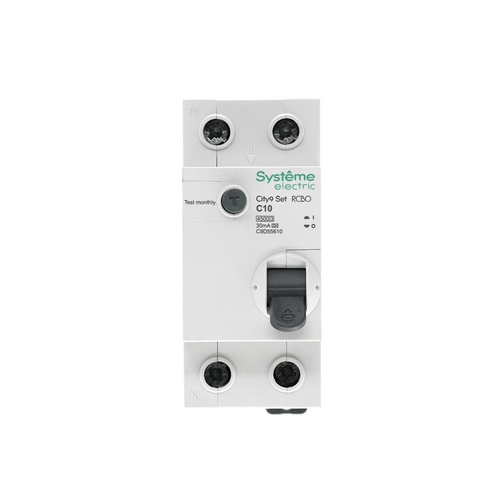 City9 Set Авт. выкл. диф. тока (АВДТ) 1P+N С 10А 4.5kA 30мА Тип-A 230В