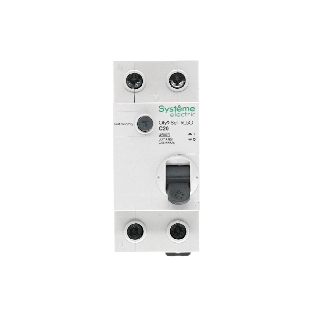 City9 Set Авт. выкл. диф. тока (АВДТ) 1P+N С 20А 4.5kA 30мА Тип-A 230В
