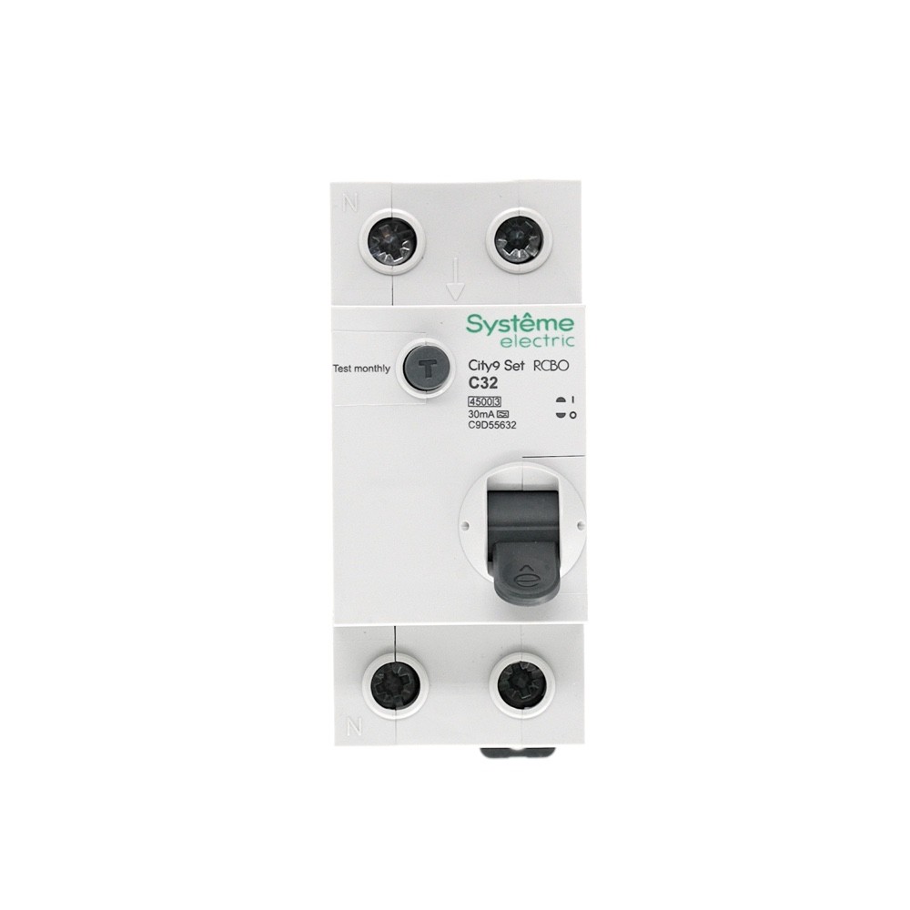 City9 Set Авт. выкл. диф. тока (АВДТ) 1P+N С 32А 4.5kA 30мА Тип-A 230В