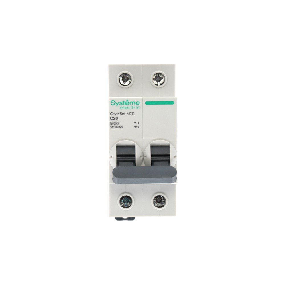 City9 Set Автоматический выключатель (АВ) С 20А 2P 6kA 230В