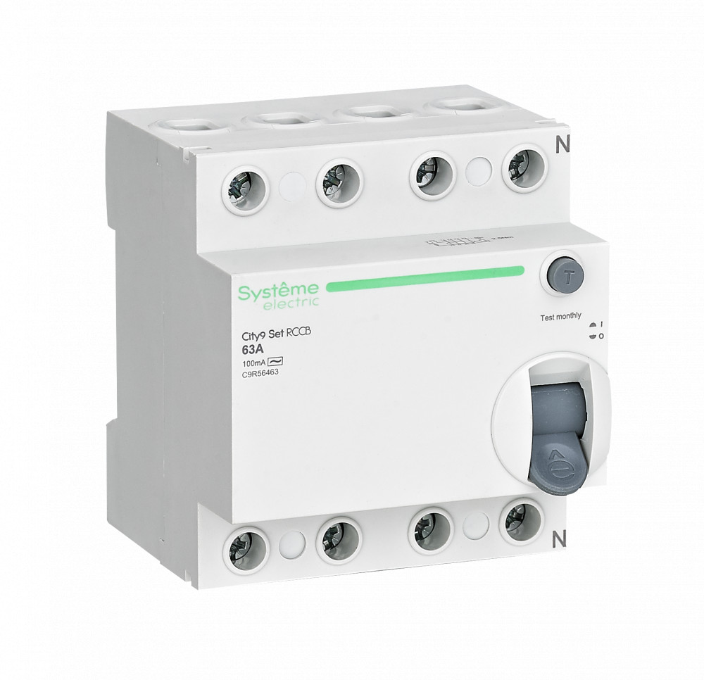 City9 Set ВДТ 63А 4P 100мА Тип-AC 400В