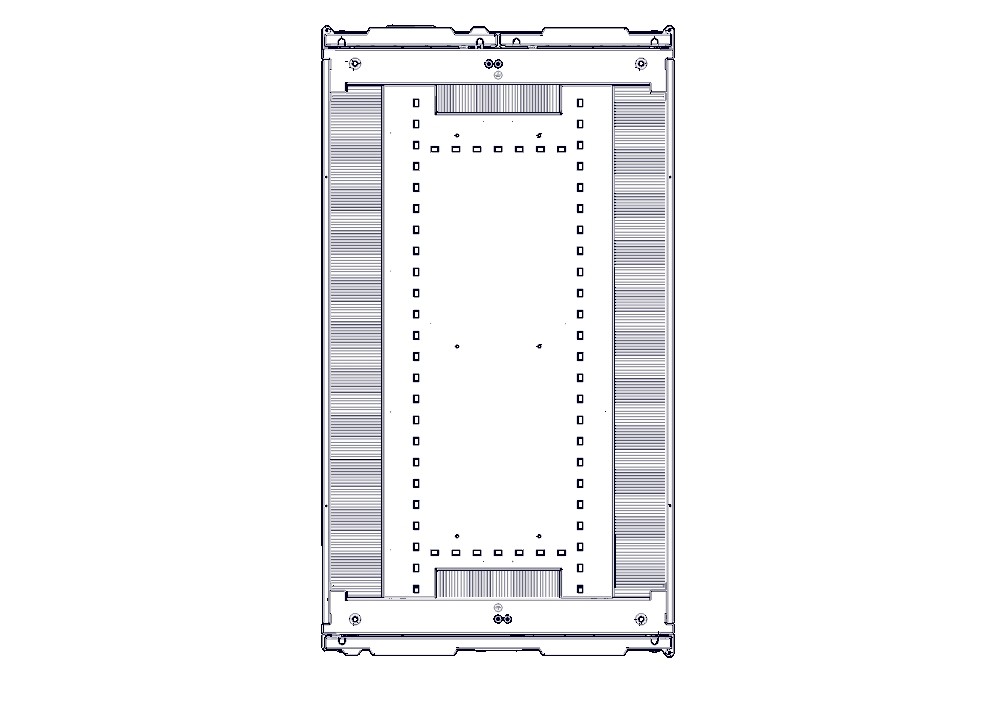 Шкаф Systeme Electric, серия Uniprom, 42U-600/1070, боковые панели 4шт, черный