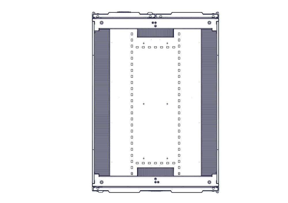Шкаф Systeme Electric, серия Uniprom, 42U-750/1070, боковые панели 4шт, черный