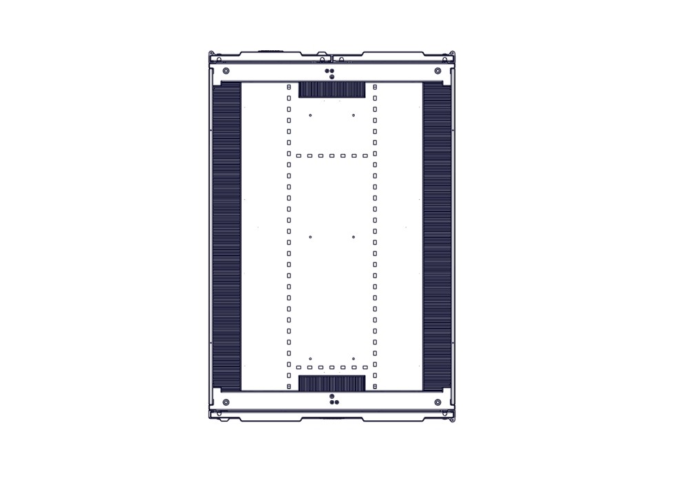Шкаф Systeme Electric, серия Uniprom, 42U-800/1200, боковые панели 4шт, черный