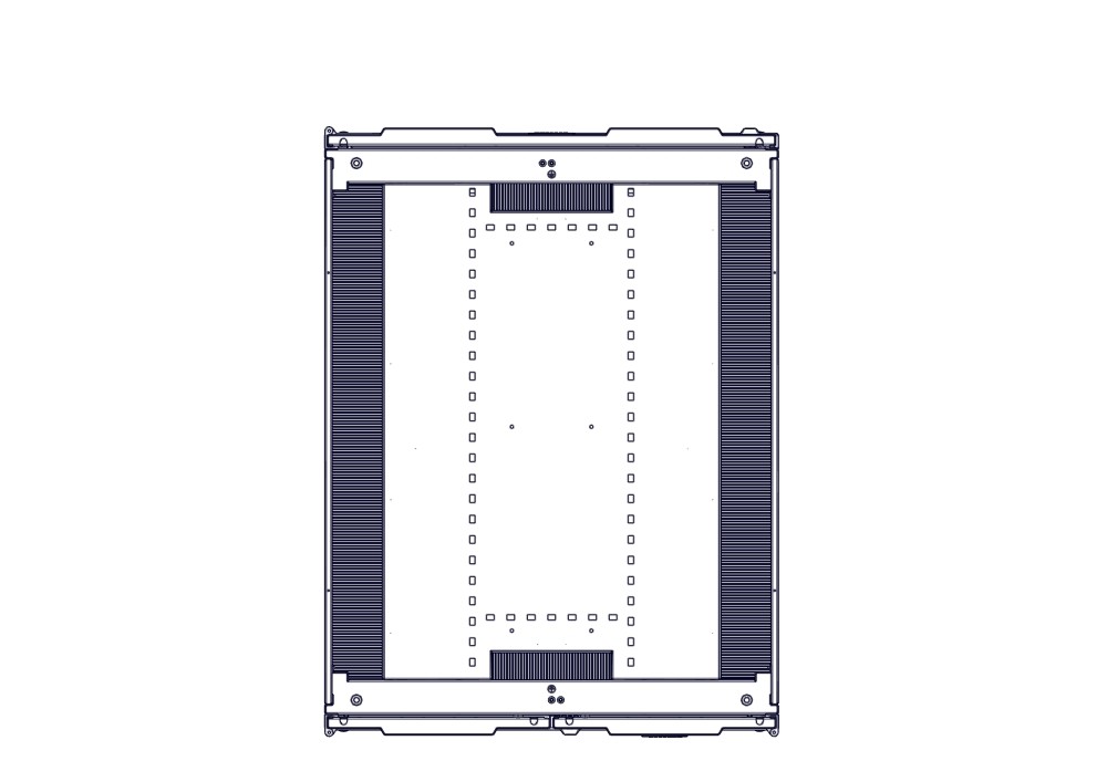Шкаф Systeme Electric, серия Uniprom, 48U-800/1070, боковые панели 4шт, черный