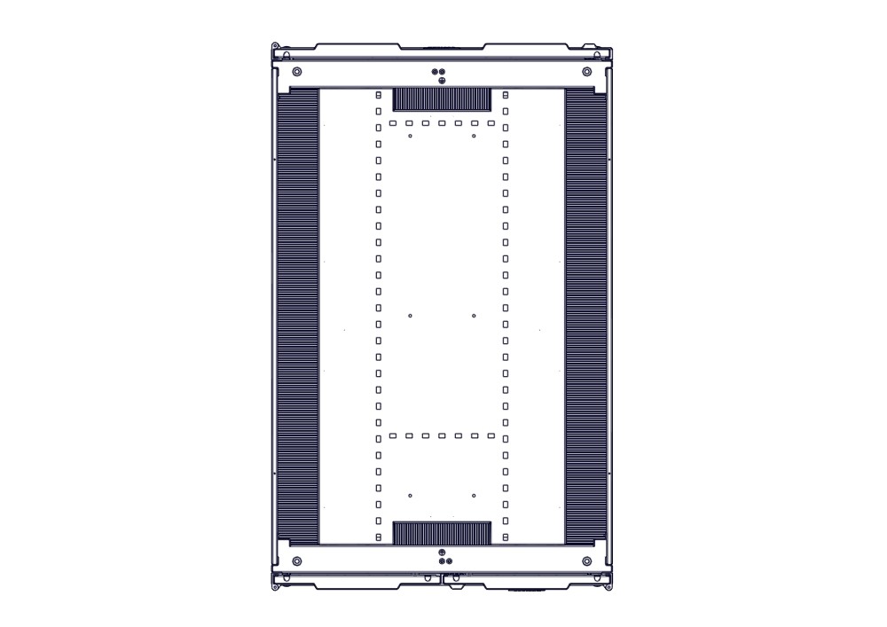Шкаф Systeme Electric, серия Uniprom, 48U-750/1200, боковые панели 4шт, черный