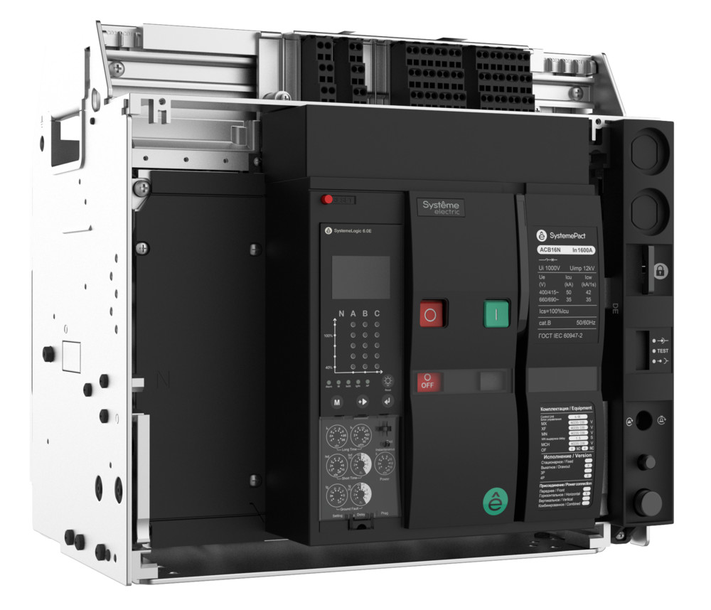 АВТ.ВЫКЛ SPA1 1000A 50KA 4P ВЫК. ГП 6.0H SGR. 4NO+4NC MCH+XF+MX AC230V_СДЕЛАНО В КИТАЕ