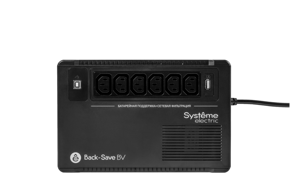 ИБП Back-Save BV Systeme Electric 600 ВА AVR 6 С13 230 В 1 USB-A