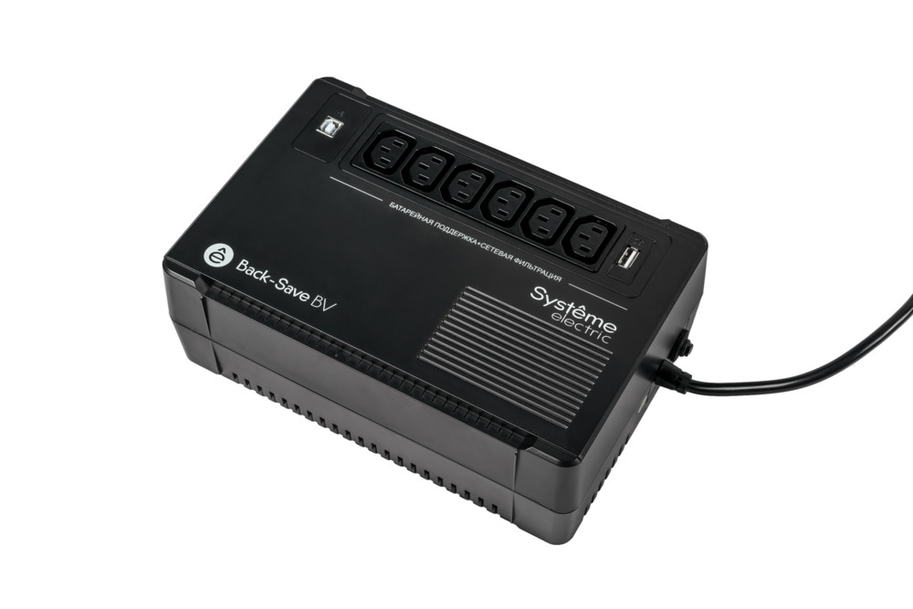 ИБП Back-Save BV Systeme Electric 800 ВА AVR 6 С13 230 В 1 USB-A