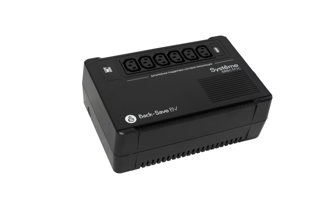 ИБП Back-Save BV Systeme Electric 800 ВА AVR 6 С13 230 В 1 USB-A