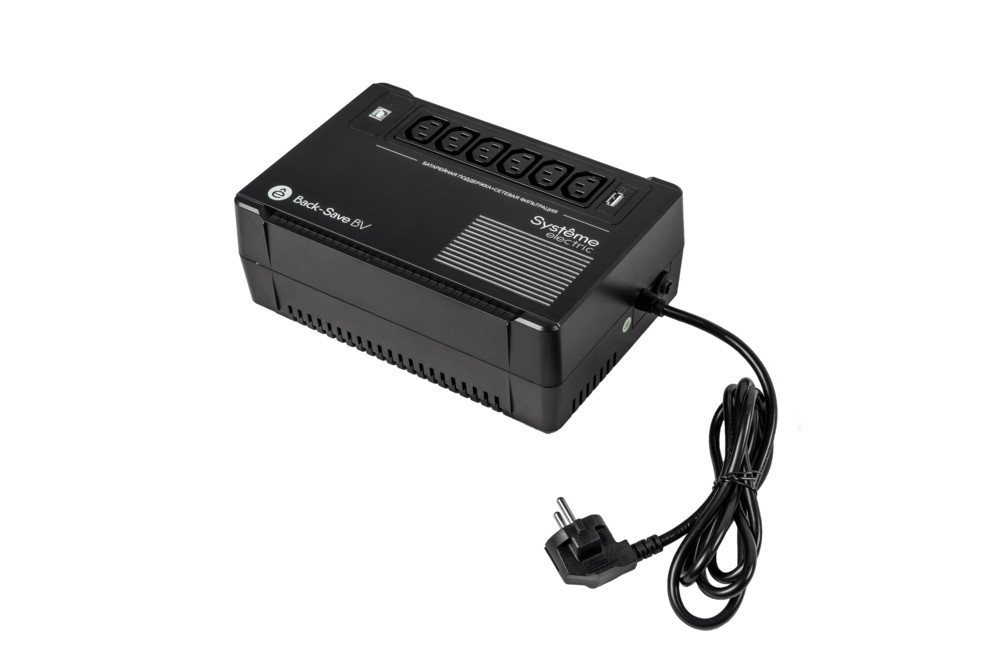 ИБП Back-Save BV Systeme Electric 800 ВА AVR 6 С13 230 В 1 USB-A