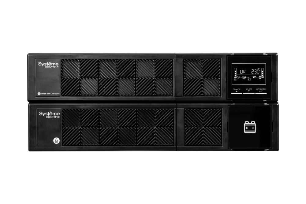 ИБП Smart-Save Online SRV Systeme Electric 3К XL RT 4U 230В 6 C13+1С19 Slot 2кор