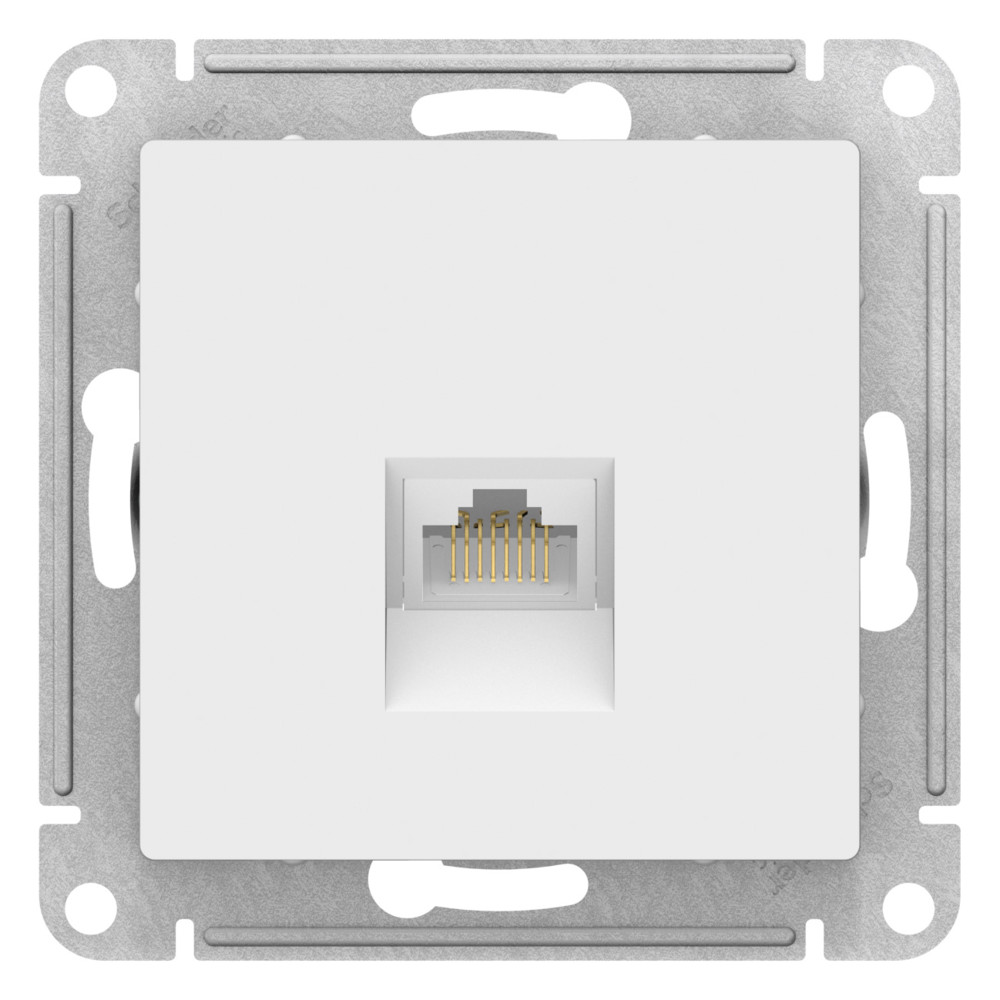 ATLASDESIGN РОЗЕТКА компьютерная RJ45 кат. 6A, механизм, ЛОТОС