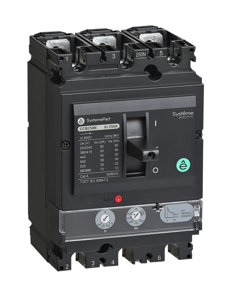АВТ.ВЫКЛ SYSTEMEPACT CCB250 150KA 3P3D TMD200