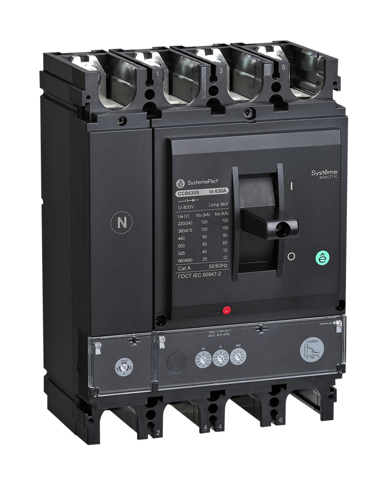 АВТ.ВЫКЛ SYSTEMEPACT CCB400 150KA 4P4D S2.3 400A