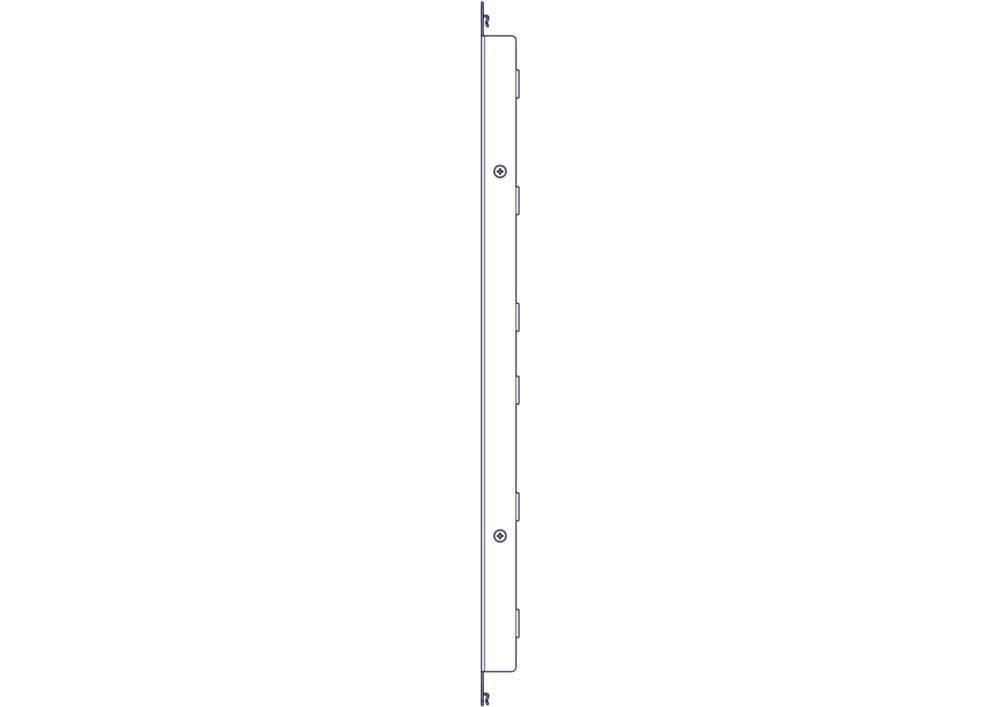 Щеточный уплотнитель Systeme Electric, серия Excelente, 1U, 2шт, черный