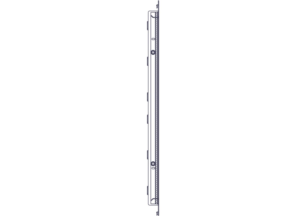 Щеточный уплотнитель Systeme Electric, серия Excelente, 1U, 2шт, черный